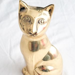Brass kitty